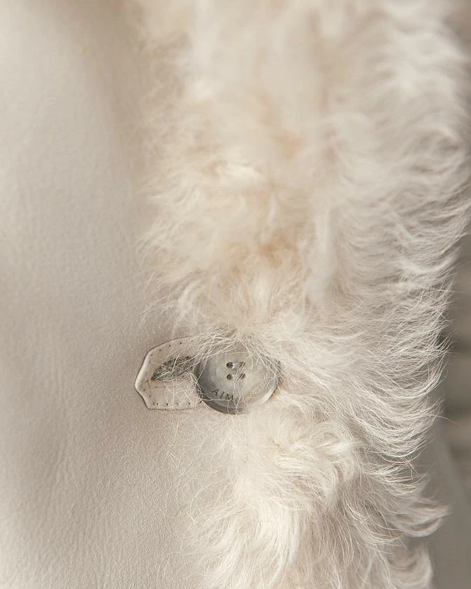 Дубленка Boho Топлёное молоко