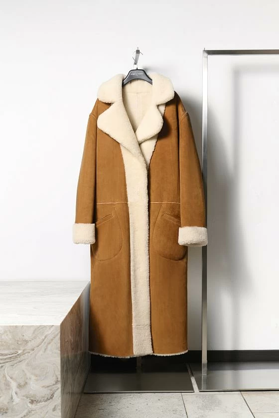 Дубленка двусторонняя Winter Коньяк