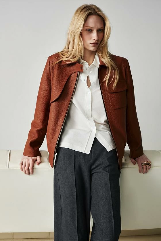 Бомбер Texture Охра