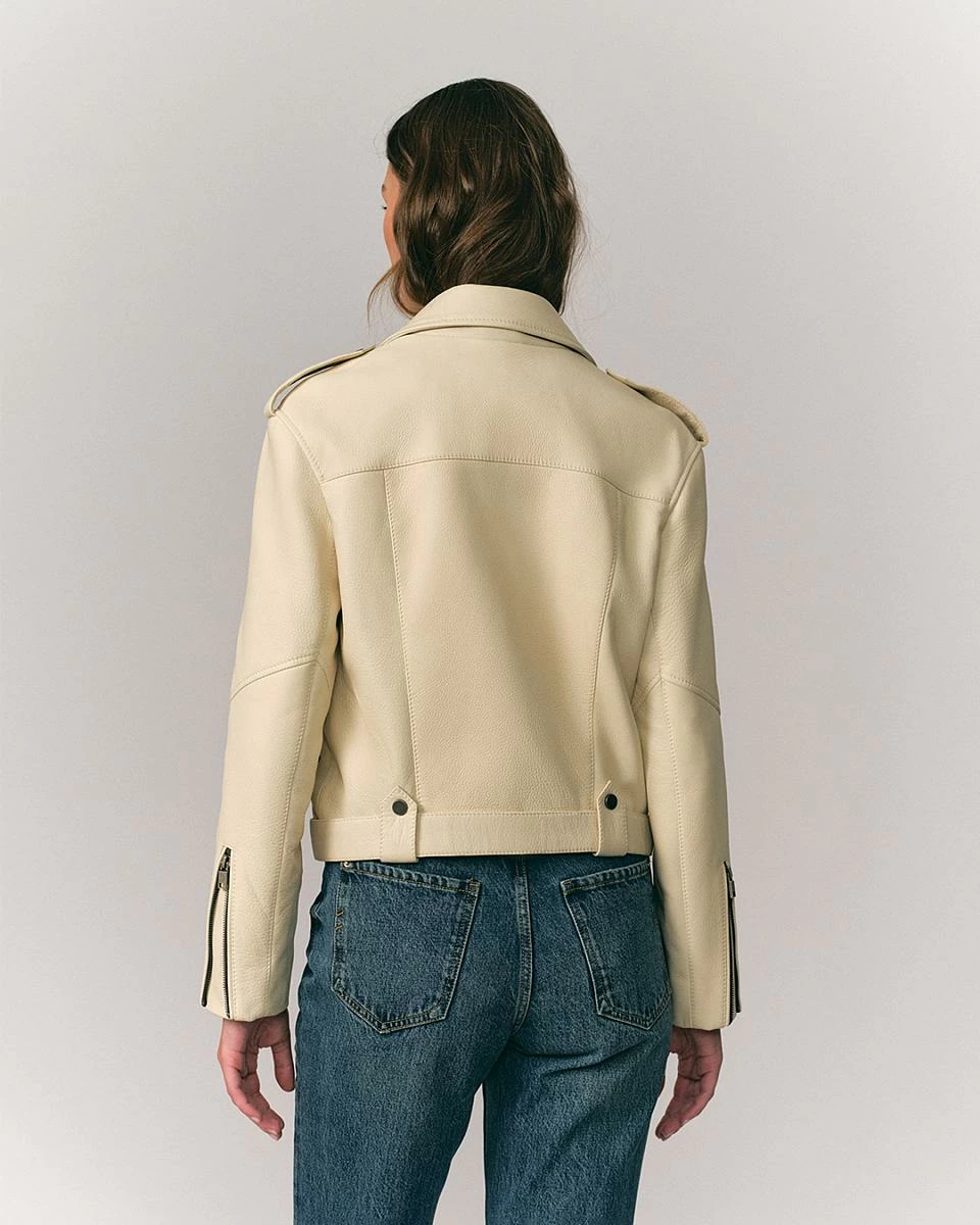 Косуха Mini Oversize Texture Кремовый - 5