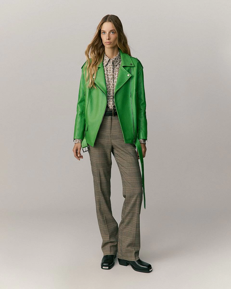 Косуха удлинённая Oversize Зеленое яблоко - 7