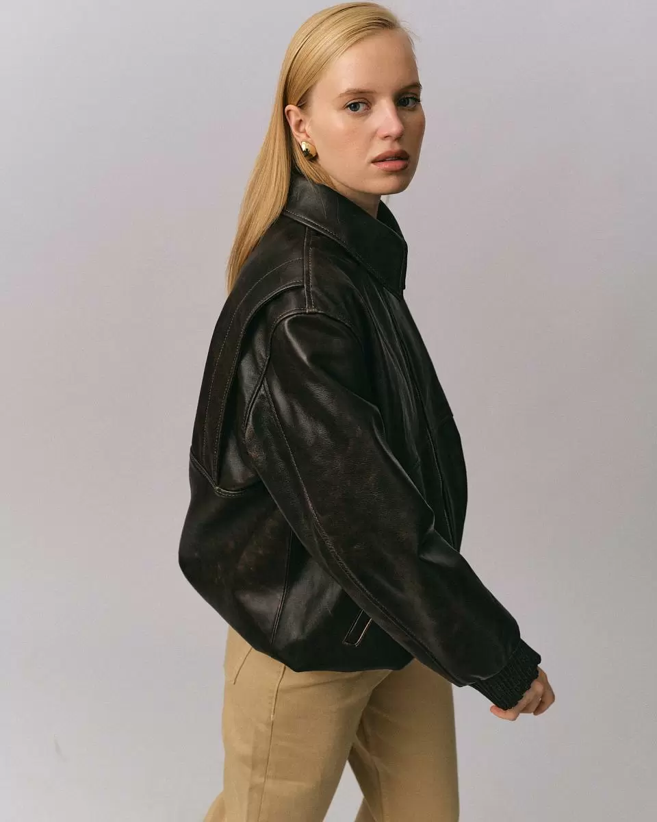 Бомбер-рубашка Boho винтаж Шоколад - 2