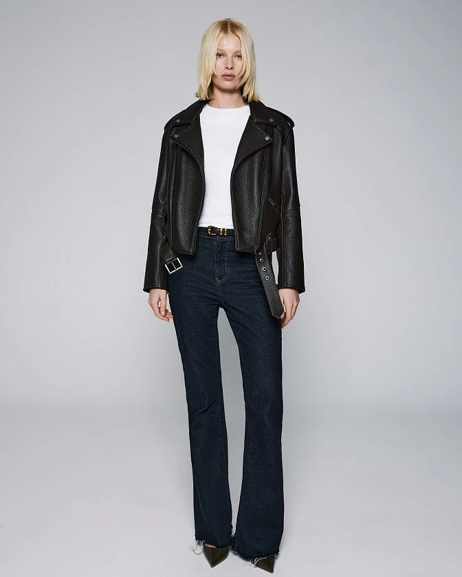 Косуха Mini Oversize Texture Горький шоколад