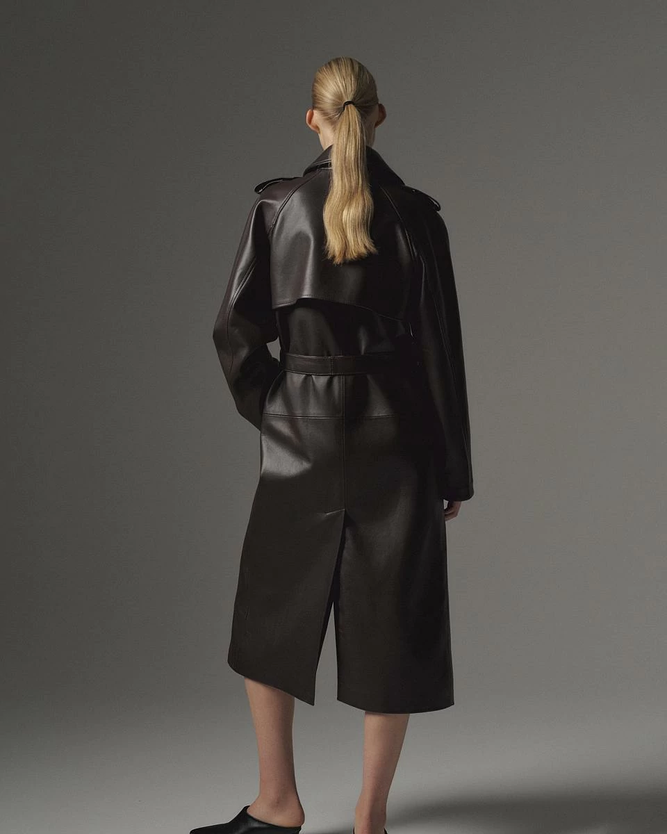 Пальто Oversize Черника - 6