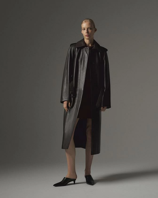 Пальто Oversize Черника