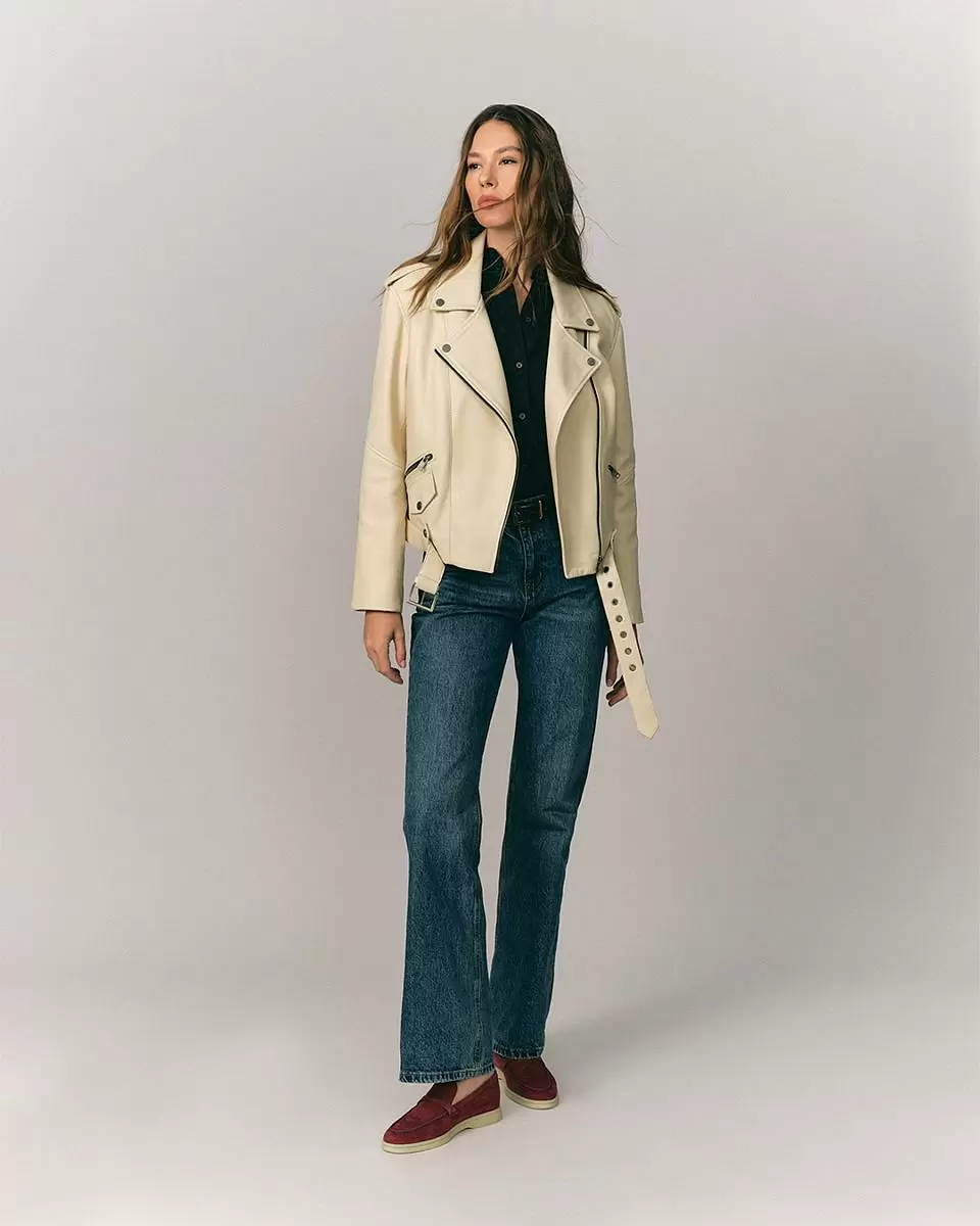 Косуха Mini Oversize Texture Кремовый - 3