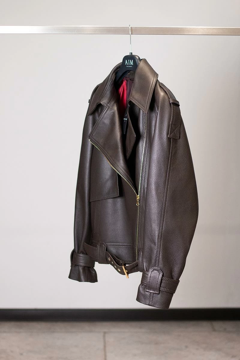 Косуха Oversize Texture Горький Шоколад - 1