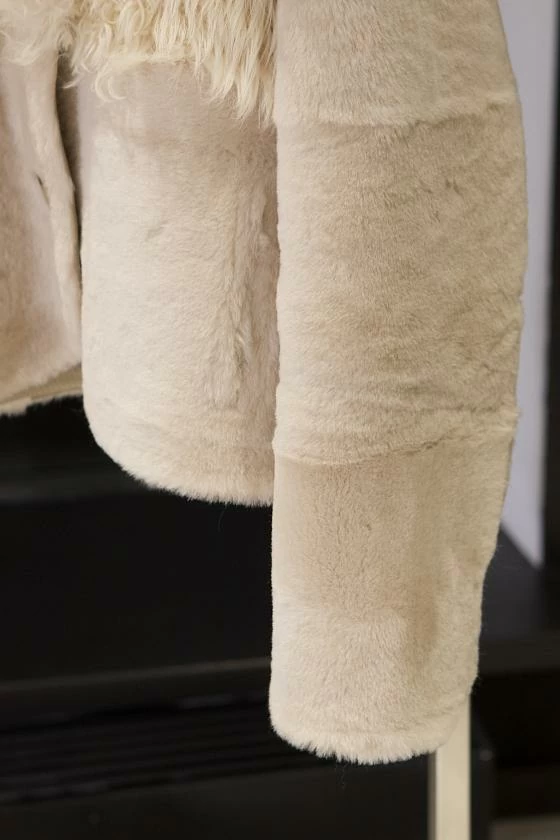 Шуба односторонняя Oversize Пломбир