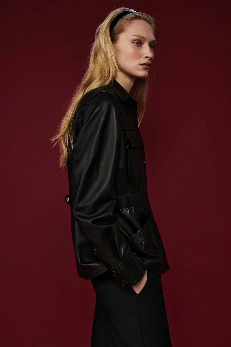 Жакет-рубашка Чёрный - 5