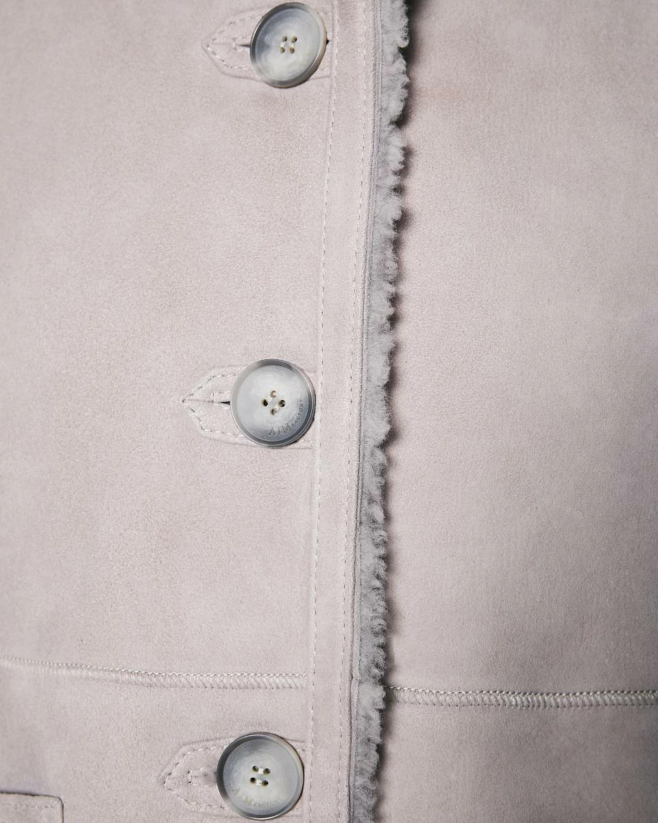 Шуба двусторонняя Oversize Опал - 5
