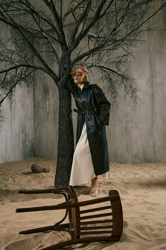 Пальто Sylvia 2 Oversize Винтаж Шоколад
