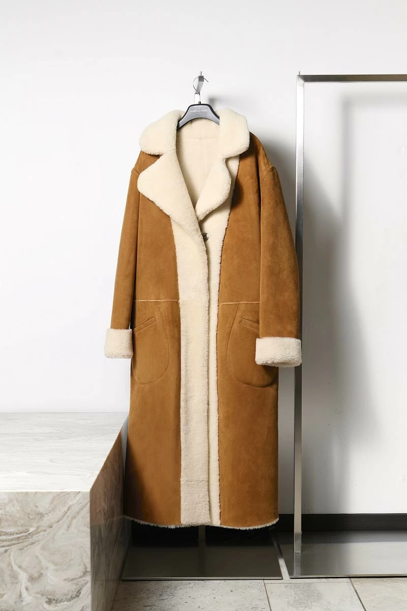 Дубленка двусторонняя Winter Коньяк - 2