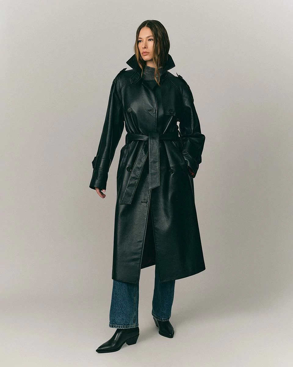 Пальто Sylvia 2 Oversize Чёрный - 4