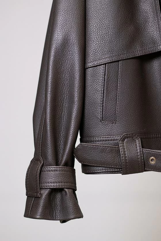 Косуха Oversize Texture Горький Шоколад