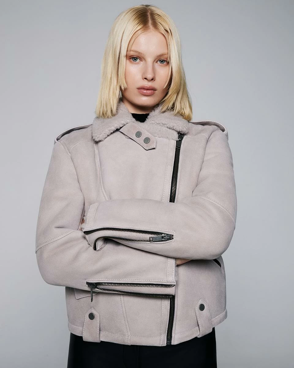 Дубленка Mini Oversize Опал - 2
