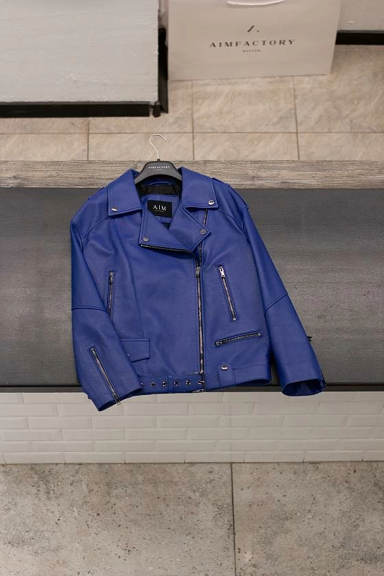 Косуха удлинённая Oversized Индиго