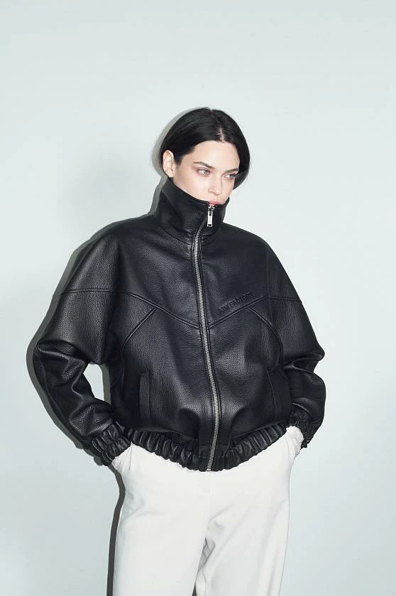 Бомбер Texture Чёрный