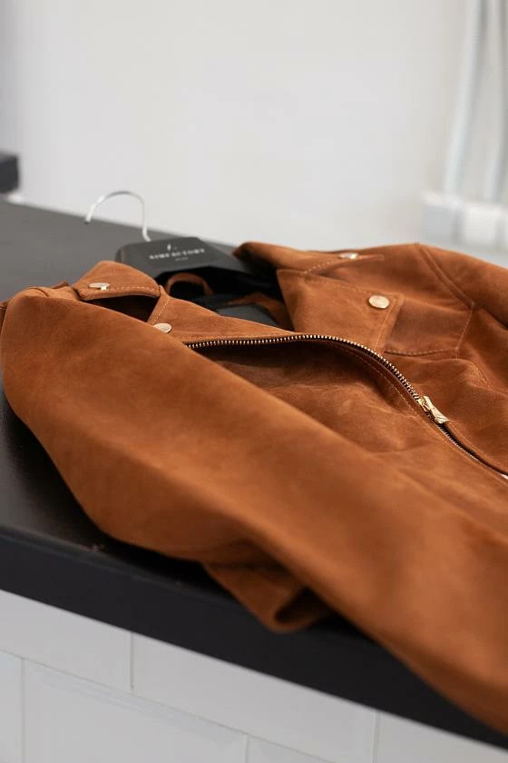 Косуха в замше Classic Виски