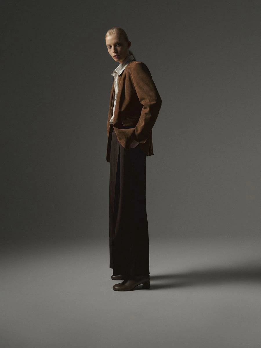 Жакет в замше Сахара - 3