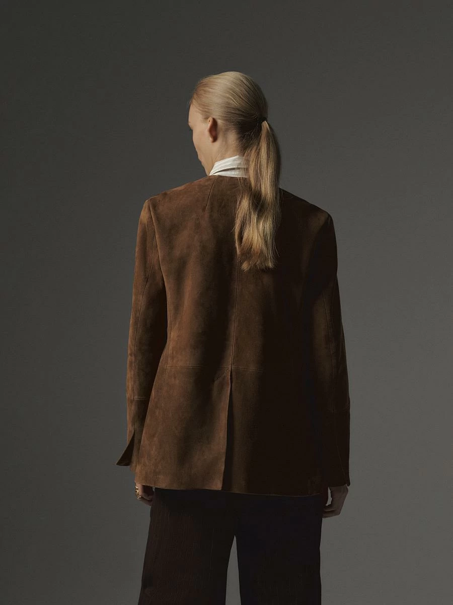 Жакет в замше Сахара - 4