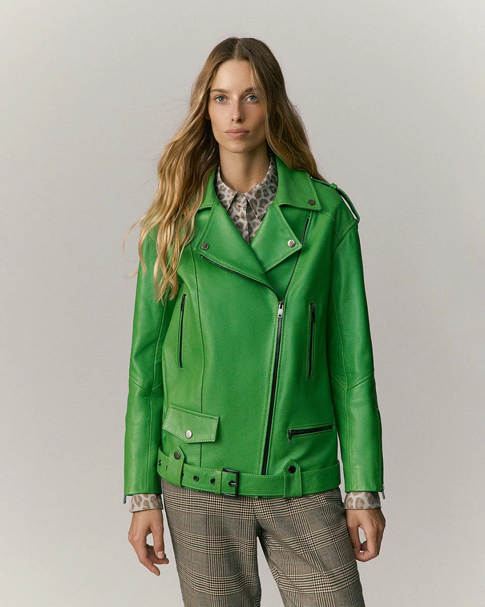 Косуха удлинённая Oversize Зеленое яблоко - 1