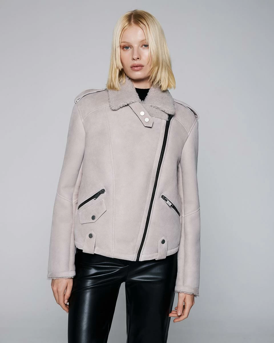 Дубленка Mini Oversize Опал - 4