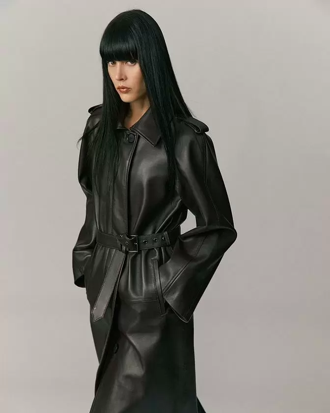 Пальто Sylvia 2 Oversize Махагон