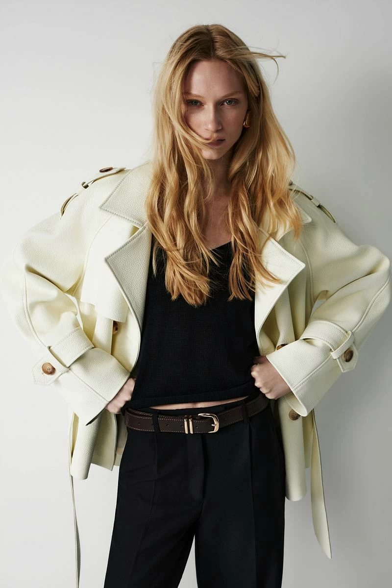 Косуха Oversize Texture Кремовый - 3