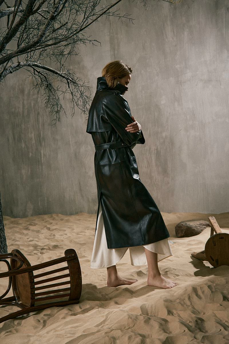 Пальто Sylvia 2 Oversize Винтаж Шоколад - 4