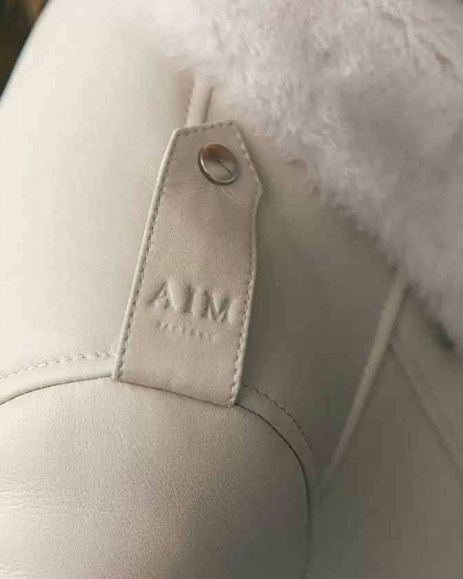 Дубленка-пальто Classic Слоновая кость