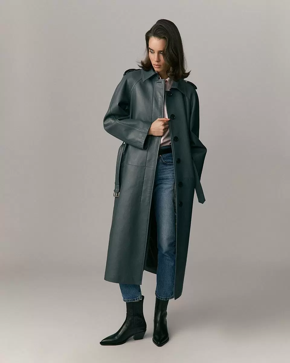 Пальто Sylvia 2 Oversize Серый - 4