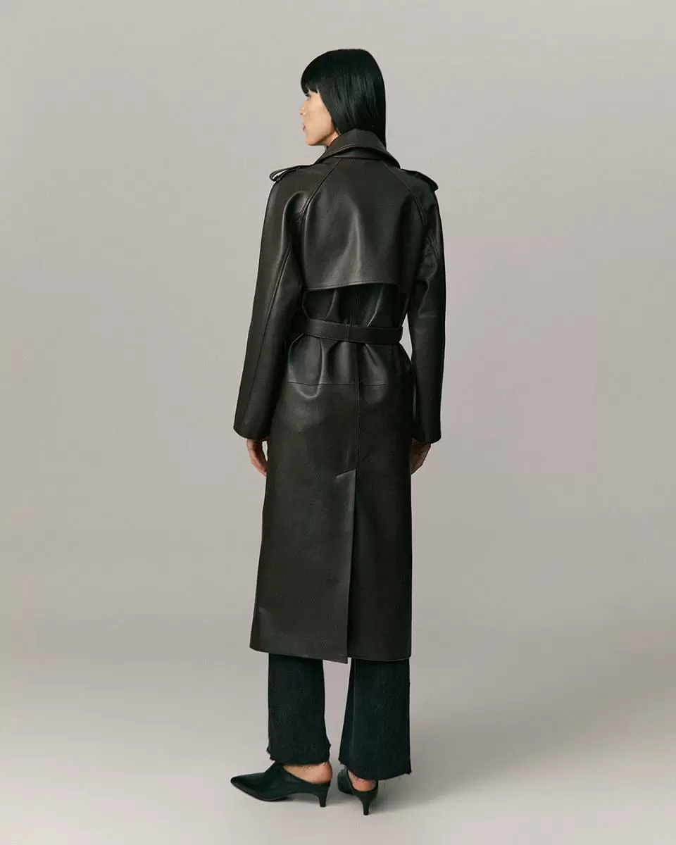 Пальто Sylvia 2 Oversize Махагон - 4