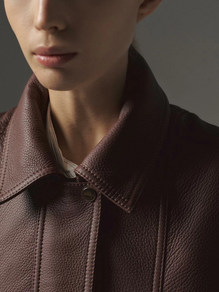 Бомбер Тexture Махагон - 4