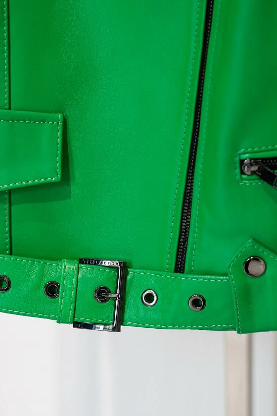 Косуха удлинённая Oversized Зеленое яблоко