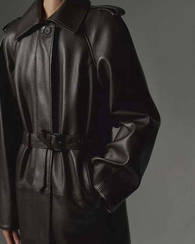 Пальто Oversize Черника