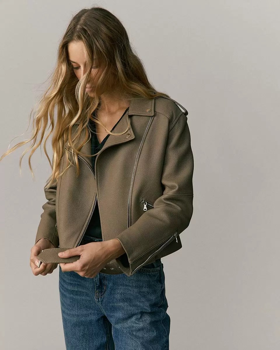 Косуха Mini Oversize Texture Тауп - 2