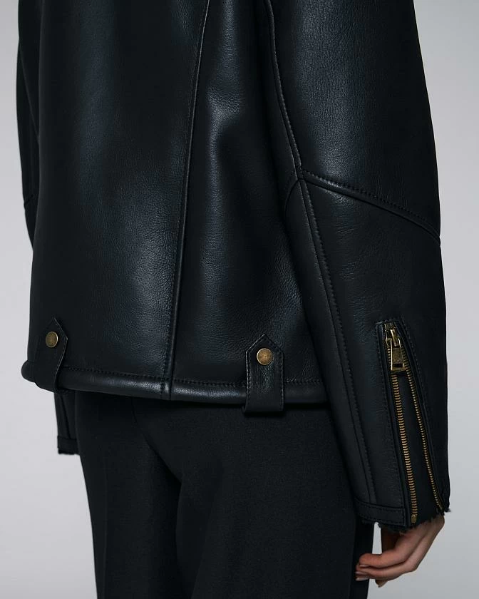 Дубленка Oversize Чёрный