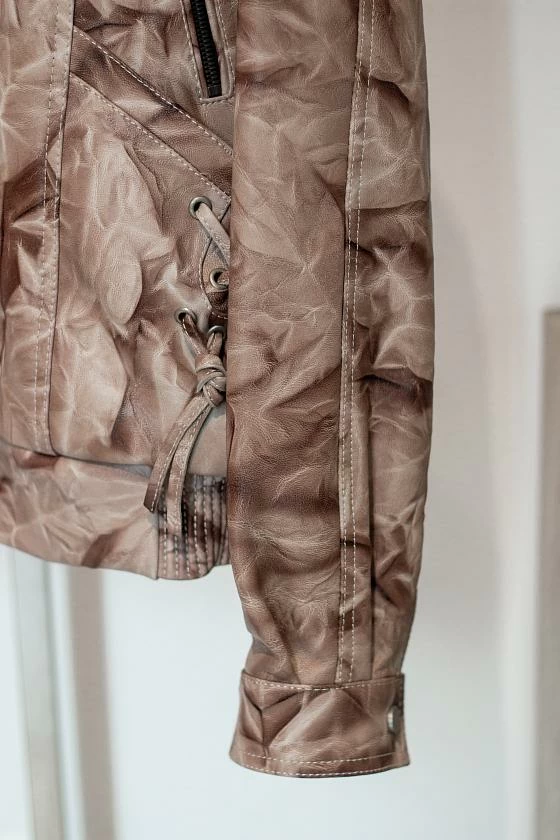 Бомбер-рубашка Vintage Капучино