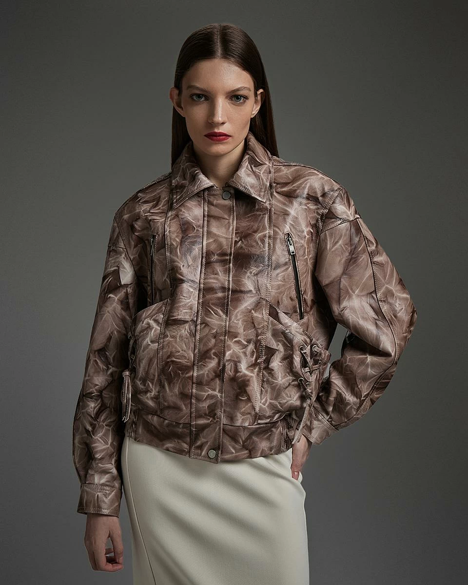 Бомбер-рубашка Vintage Капучино - 6