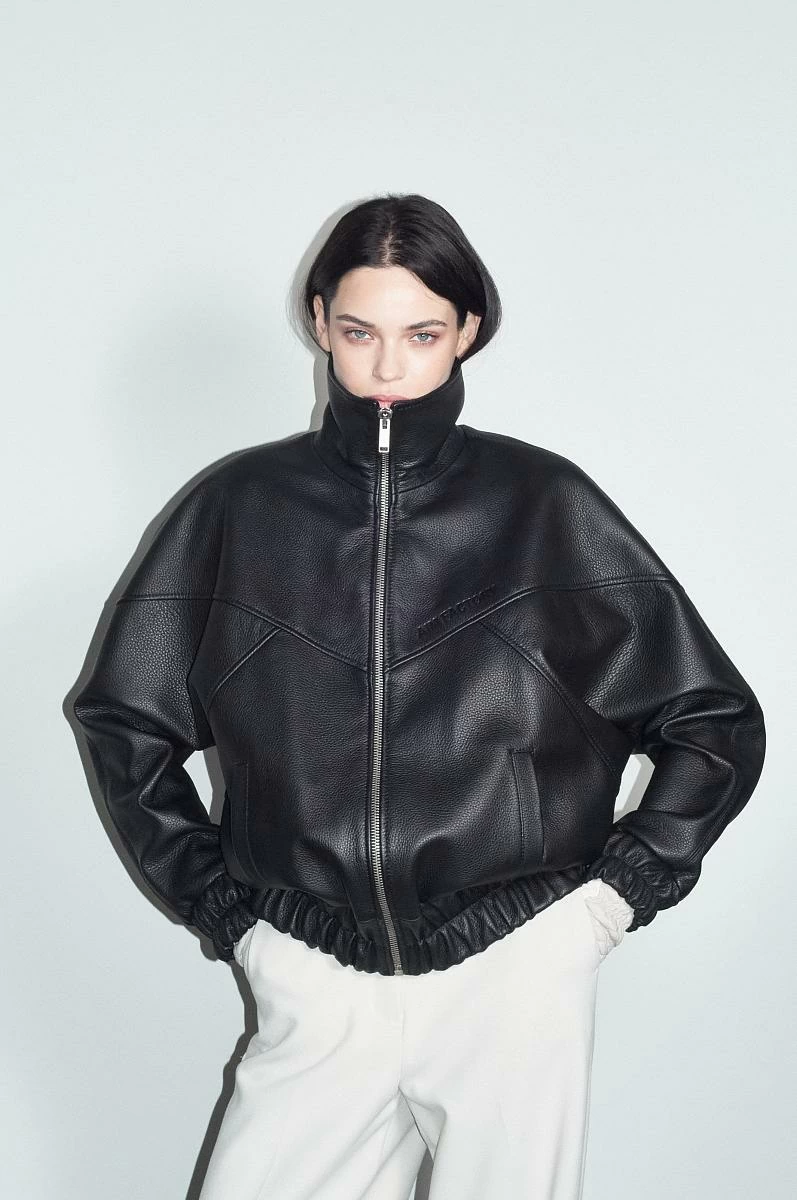 Бомбер Texture Чёрный - 2