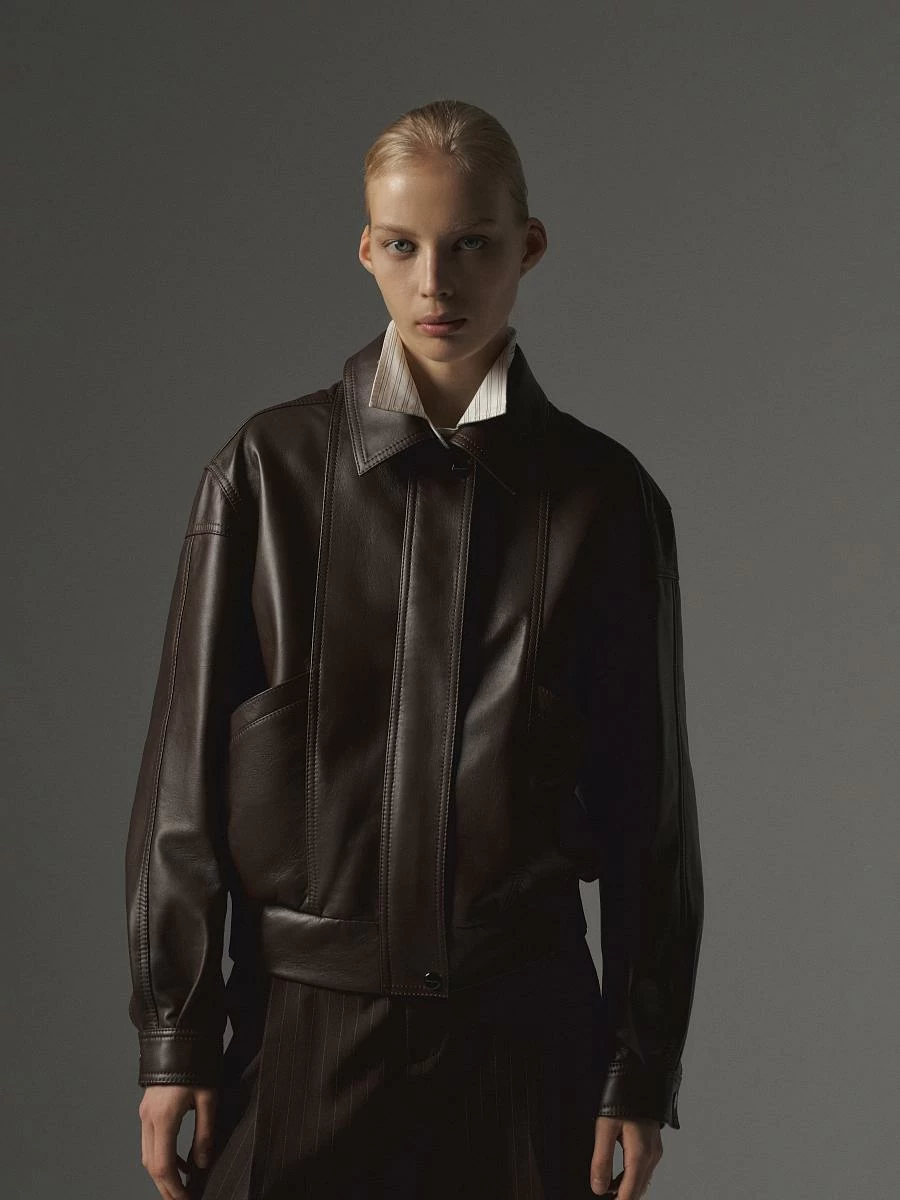 Бомбер Basic Шоколад - 6