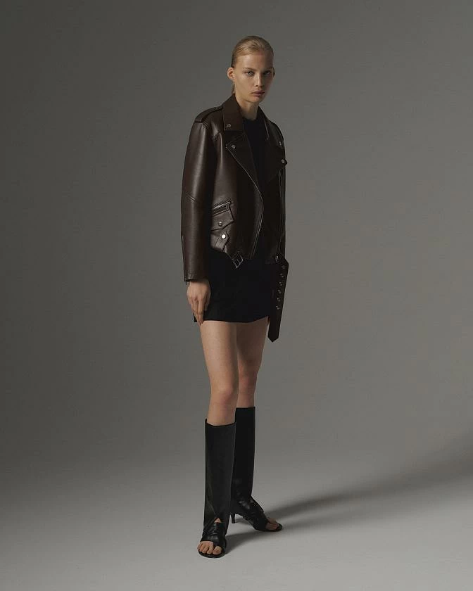 Куртка-косуха Mini Oversize Шоколад