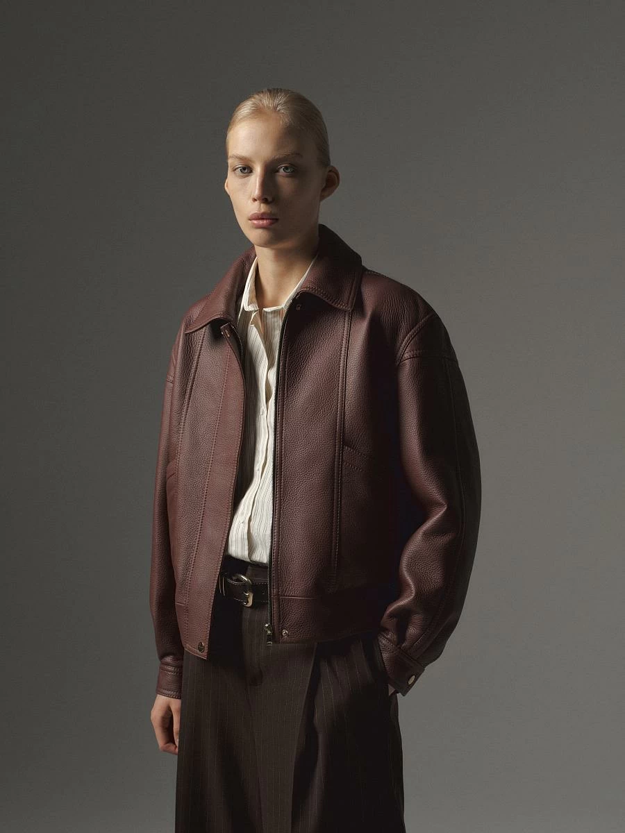 Бомбер Тexture Махагон - 1