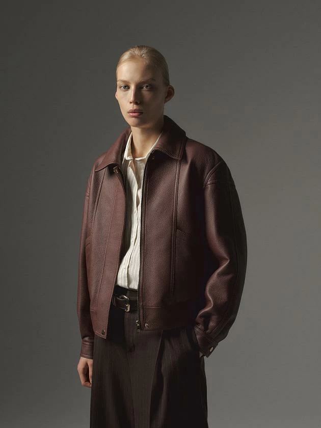 Бомбер Тexture Махагон