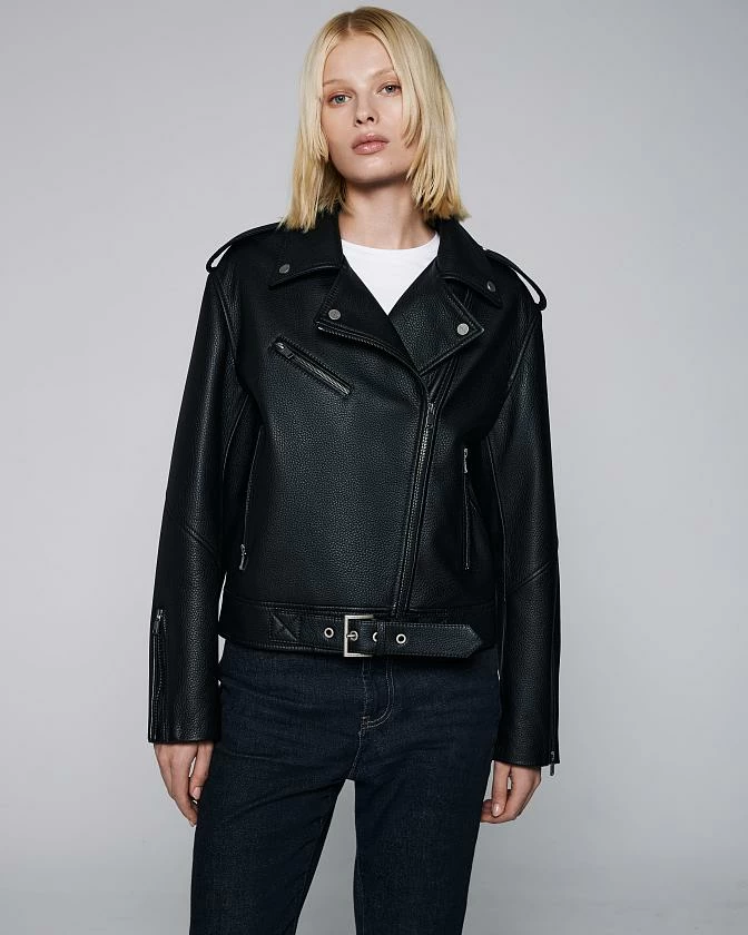 Косуха Oversize Texture Чёрный