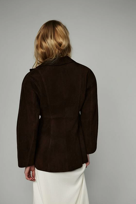 Жакет в замше Шоколад