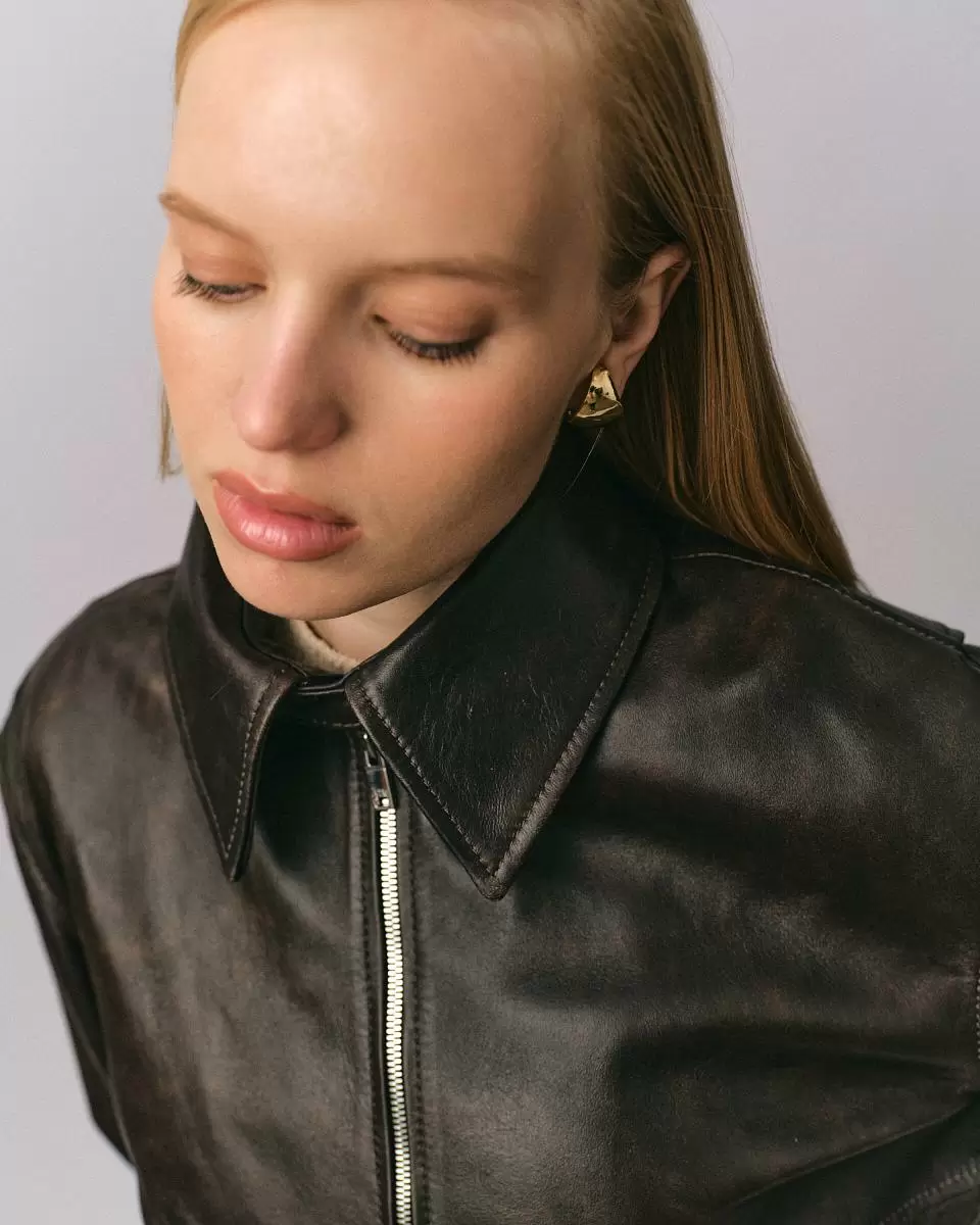 Бомбер-рубашка Boho винтаж Шоколад - 3