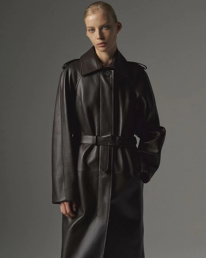 Пальто Oversize Черника