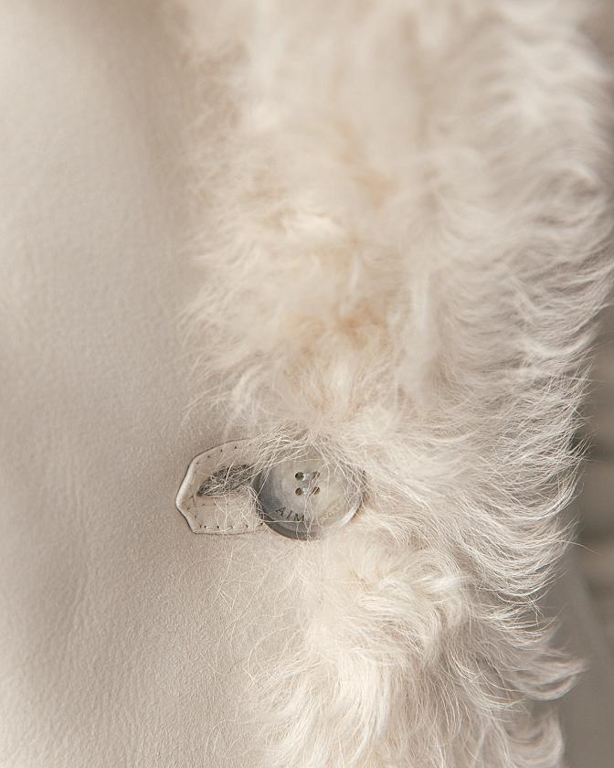 Дубленка Boho Топлёное молоко