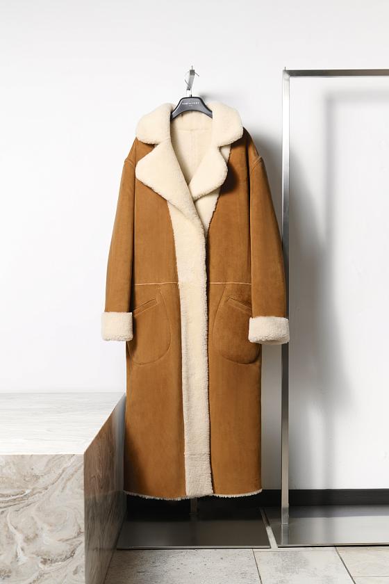 Дубленка двусторонняя Winter Коньяк